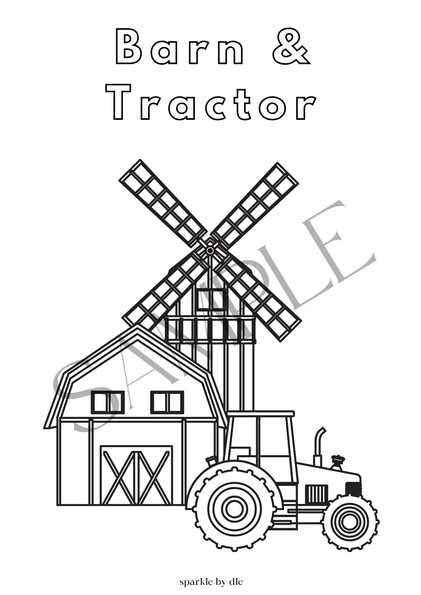 Farm House Colouring Book