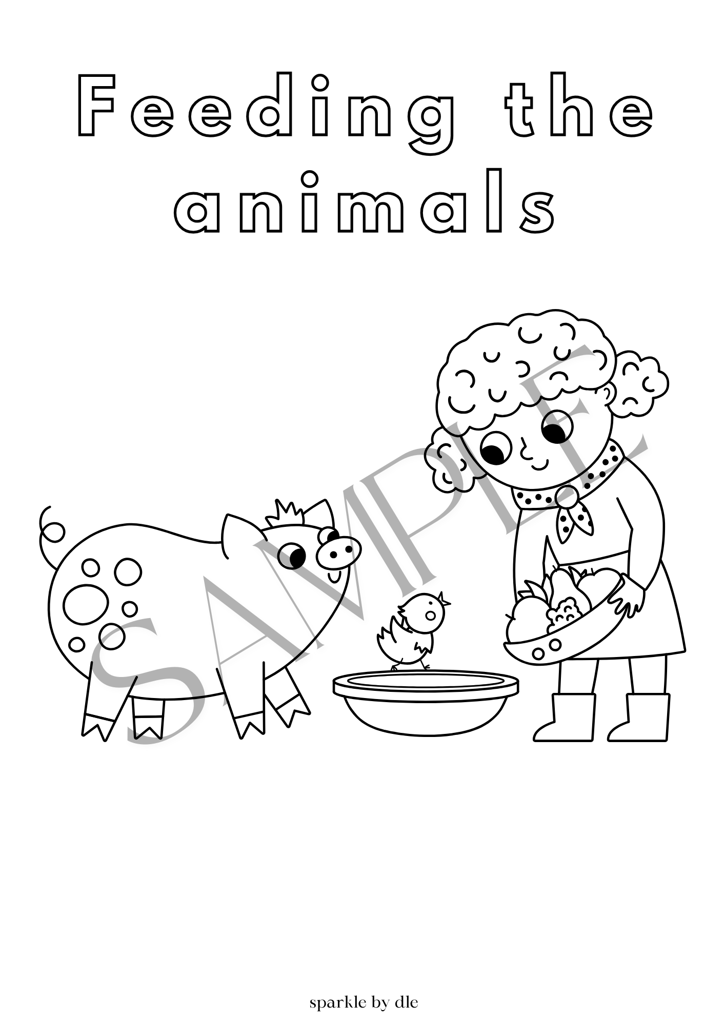 Farm House Colouring Book