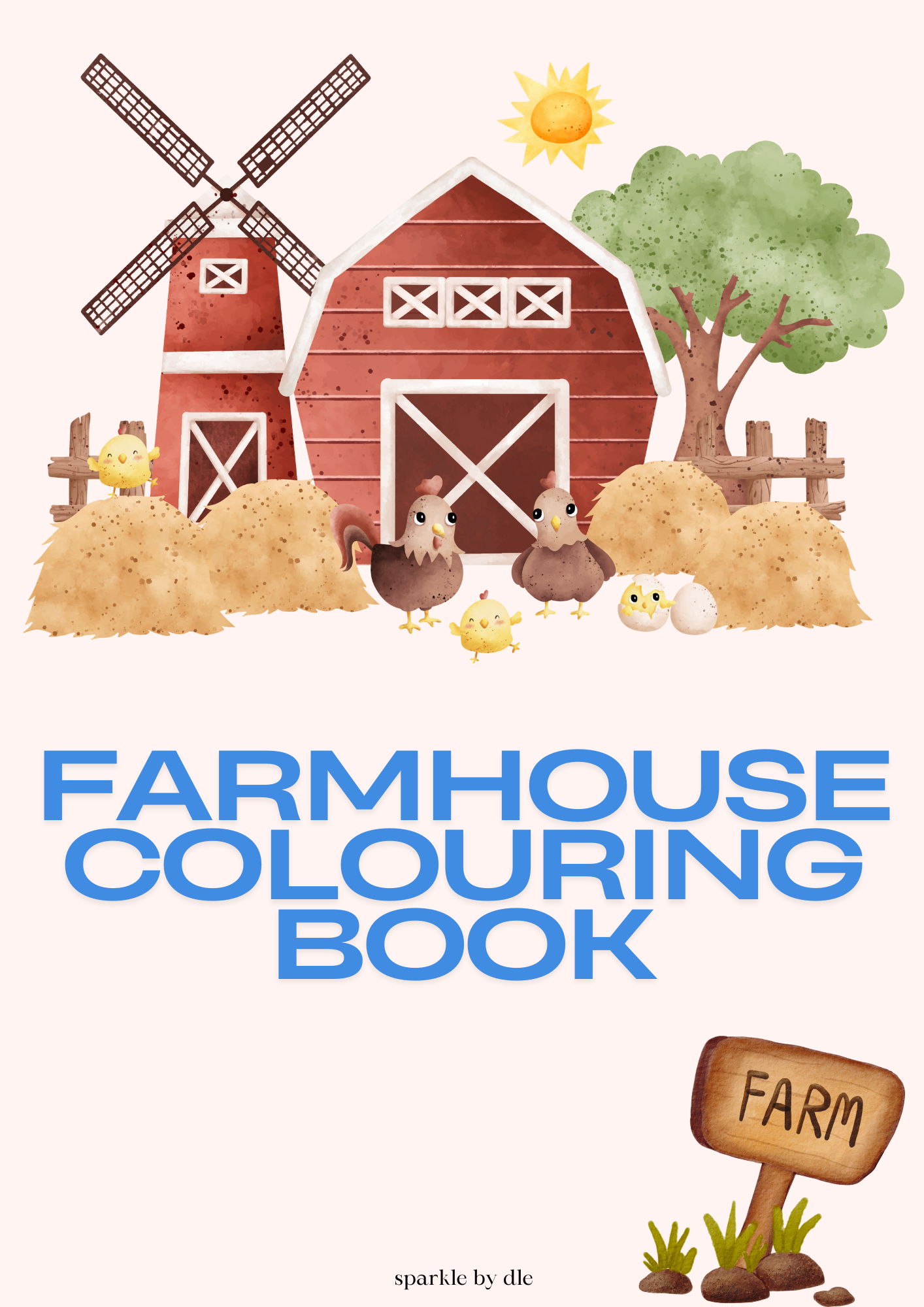 Farm House Colouring Book