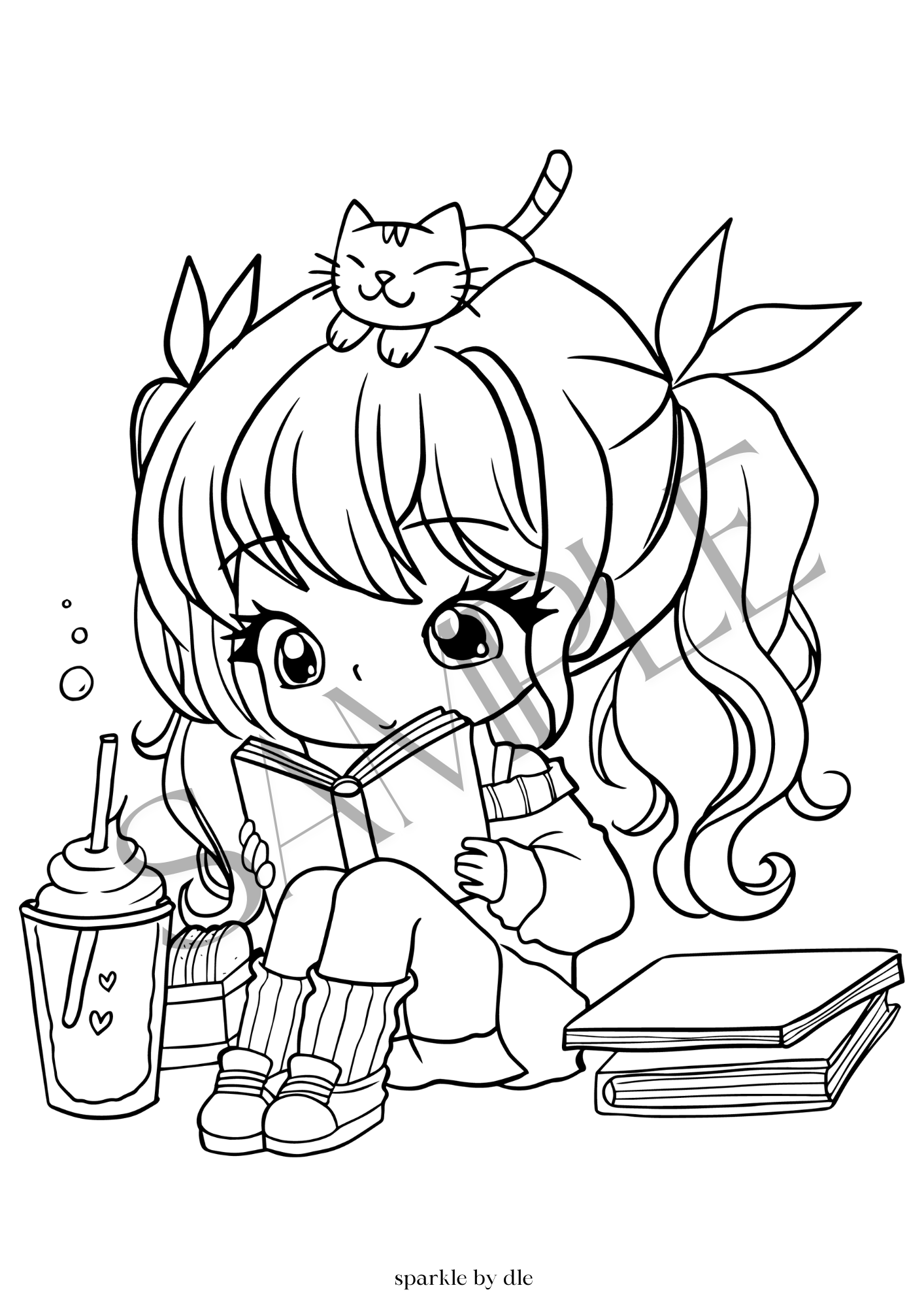 Kawaii Colouring Book